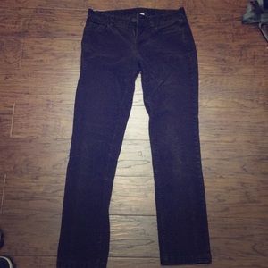Brown corduroy pants